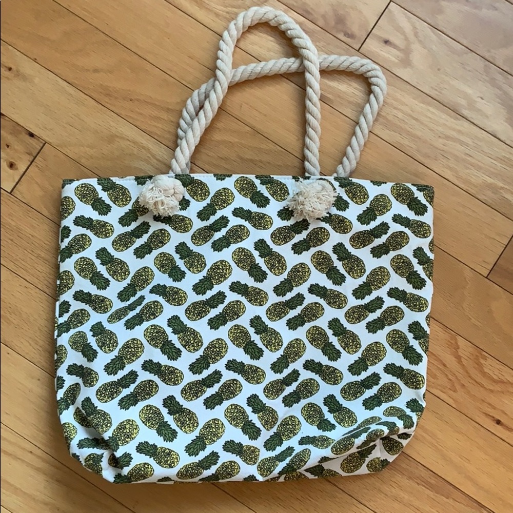 Pineapple Canvas Tote